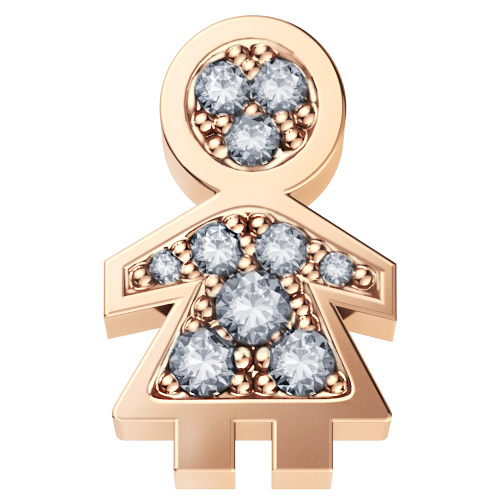 Charm Elements in Oro Diamante 0.03 Ct DCHF3443.003 - DCHF3443.003
